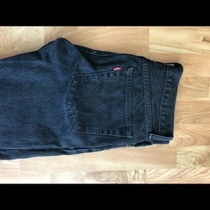 Levi’s shortened hem jean